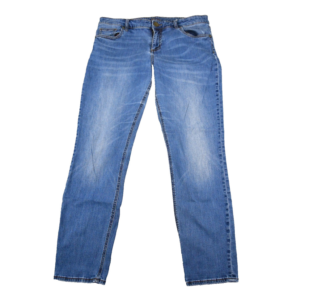 Kut from the Kloth Jeans Womens 14 (33x28.5) Slouchy Boyfriend Blue Denim